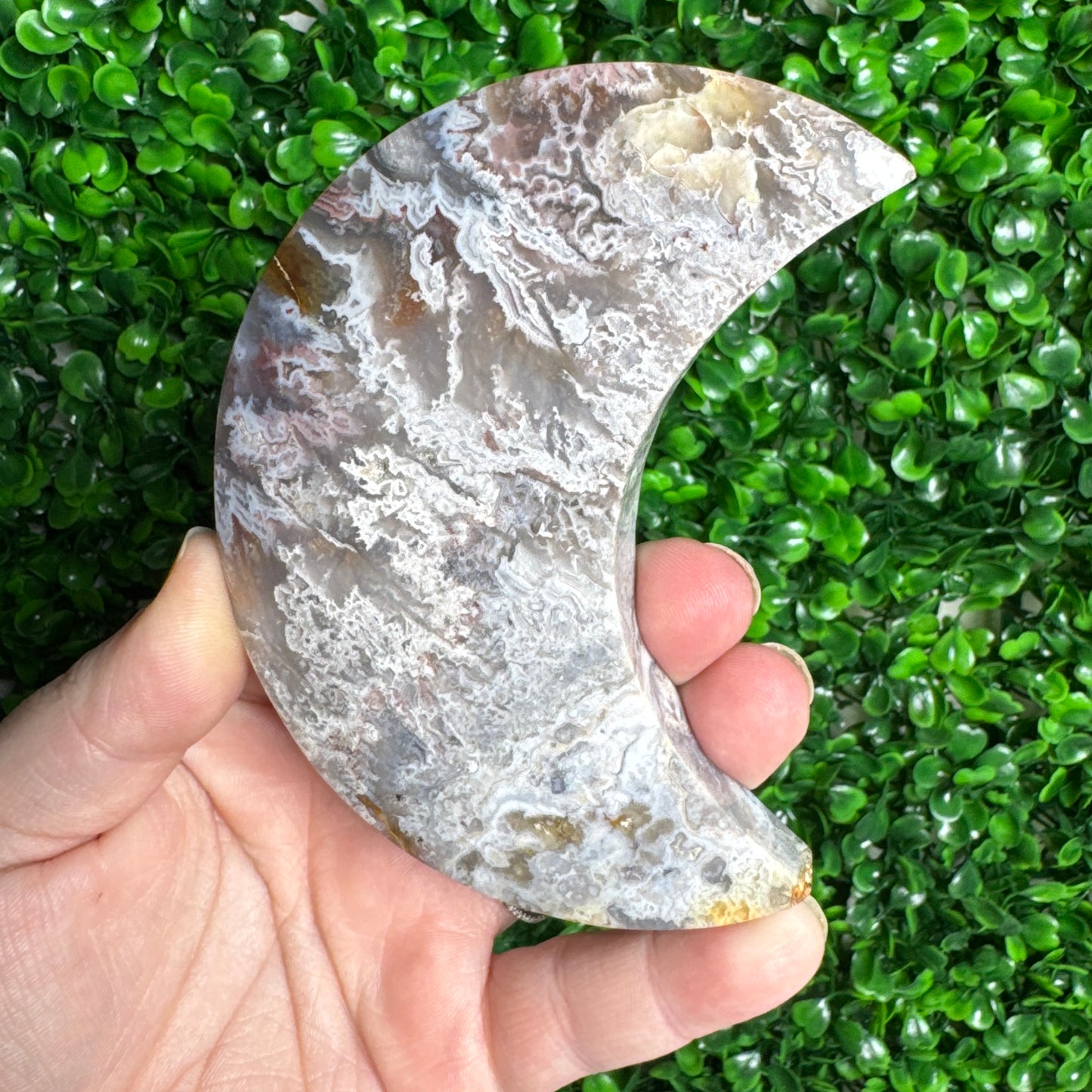 Plume Agate moon