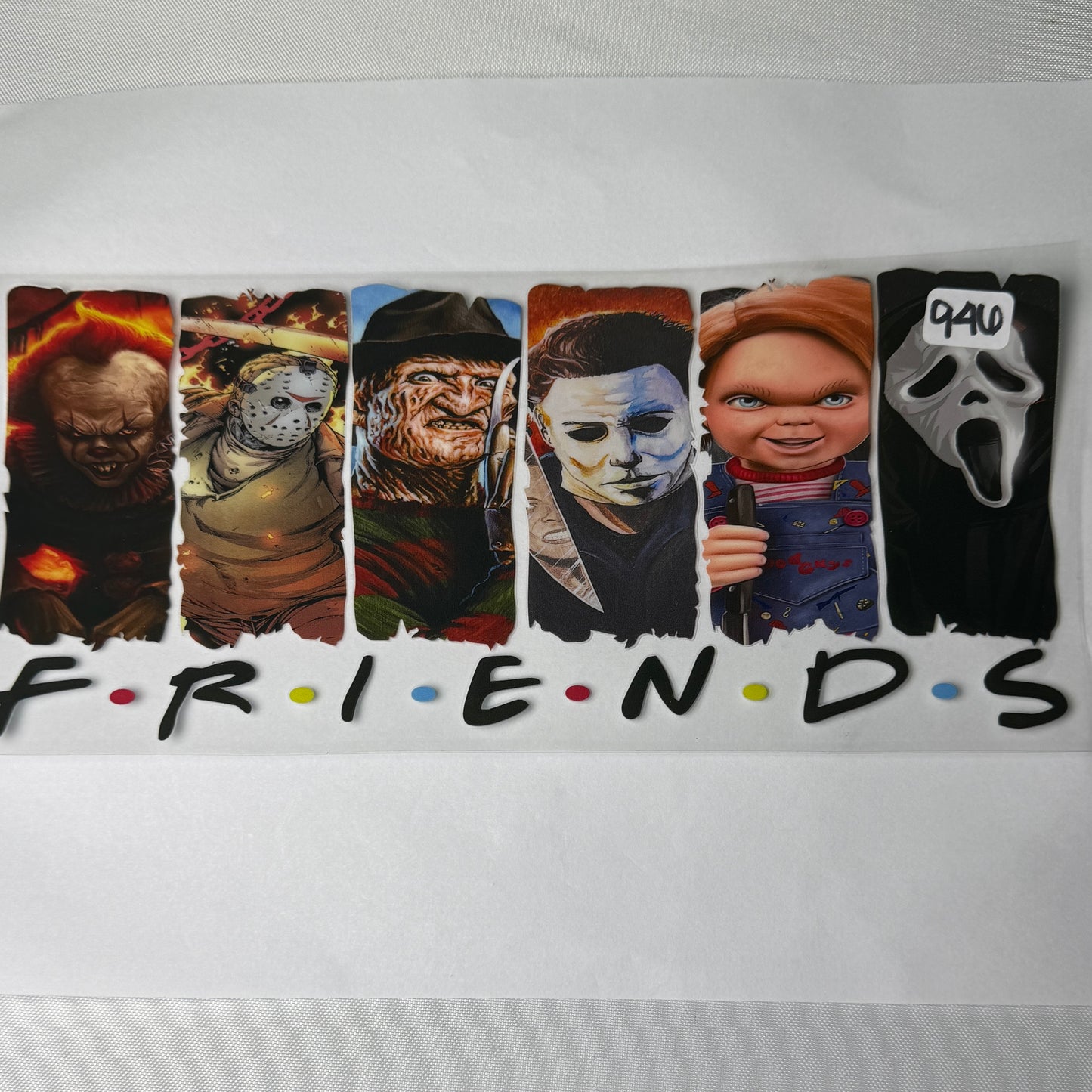 Spooky Characters UVDTF Cup Wraps