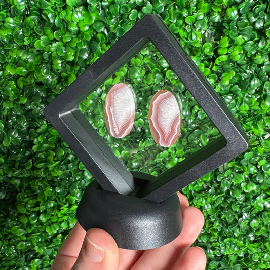 Carnelian Agate Cabochon Pair