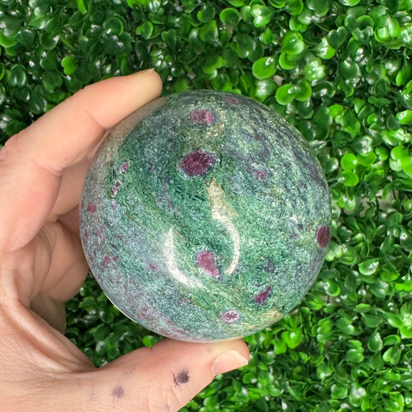 Ruby Fuschite Sphere