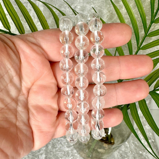 8mm Clear Quartz Bracelet