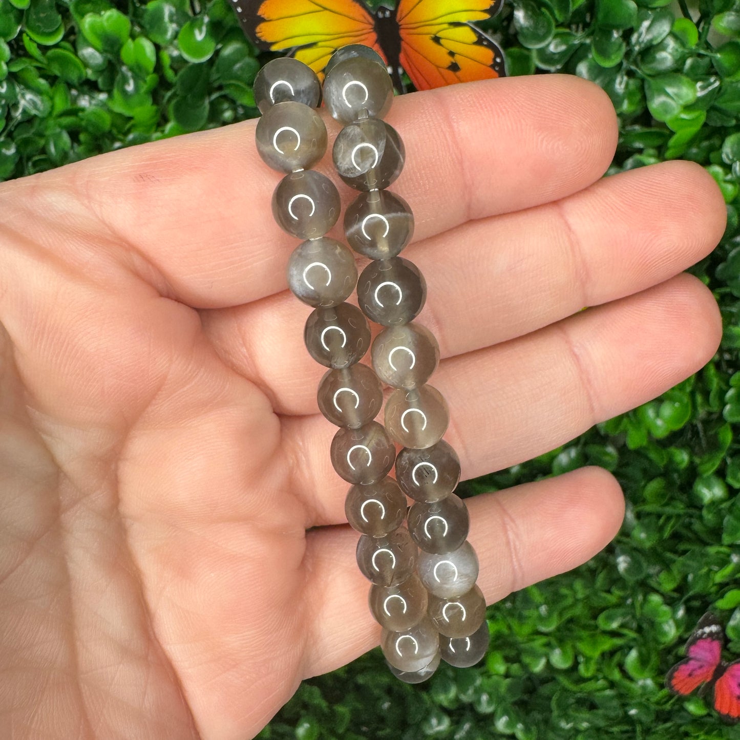 8mm Black Moonstone Bracelet