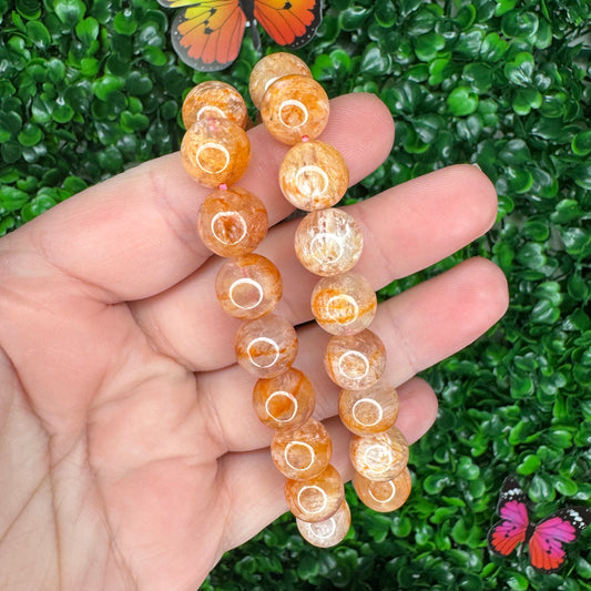 10mm Peach Lodalite Bracelet