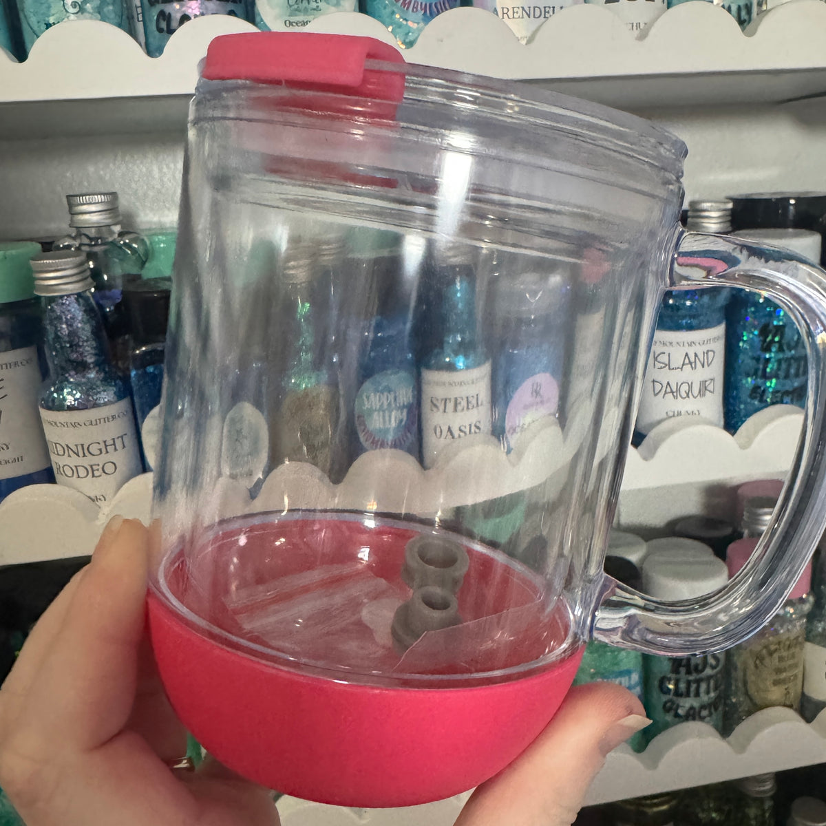 11oz kids snowglobe tumbler cup