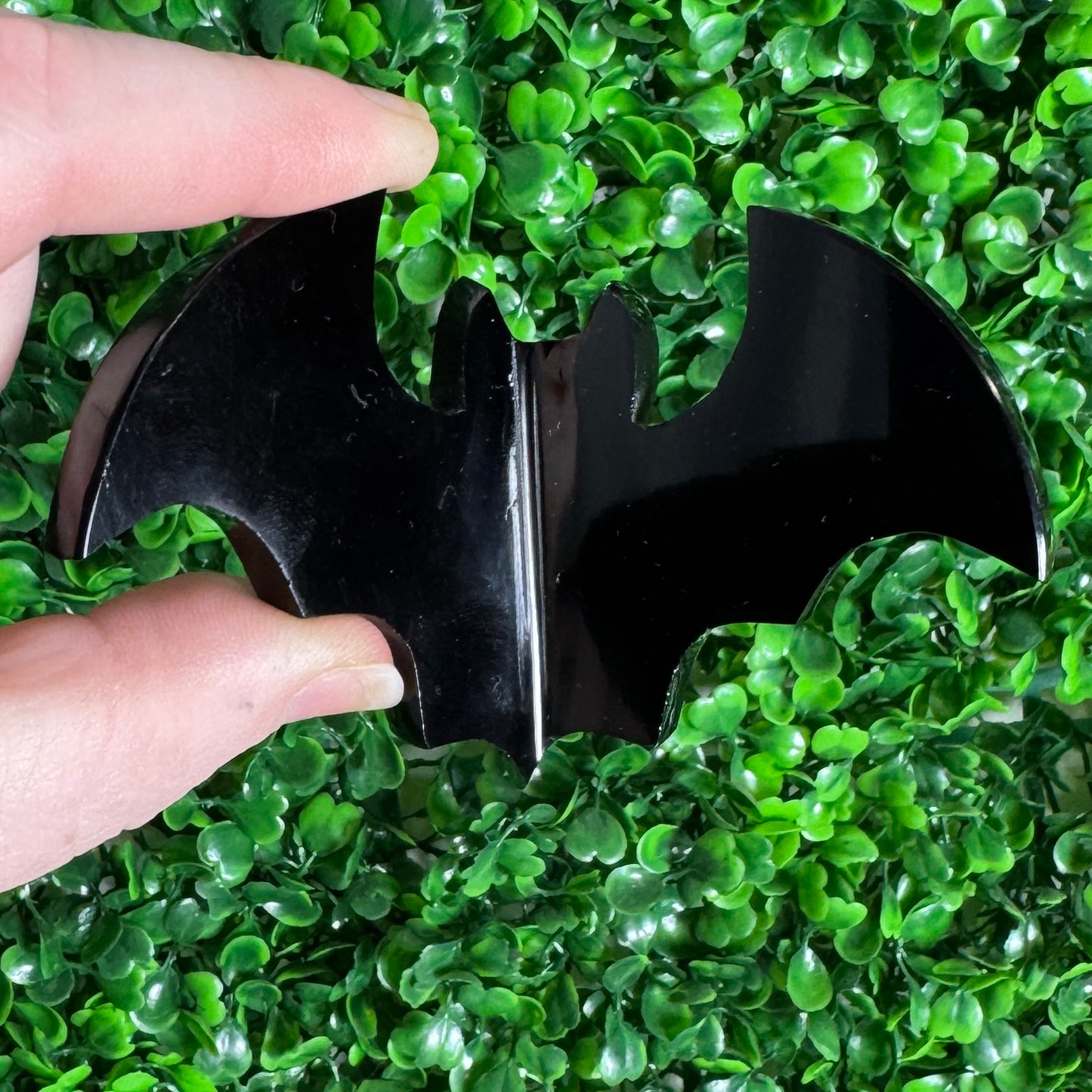 Obsidian 3D Bat Carving