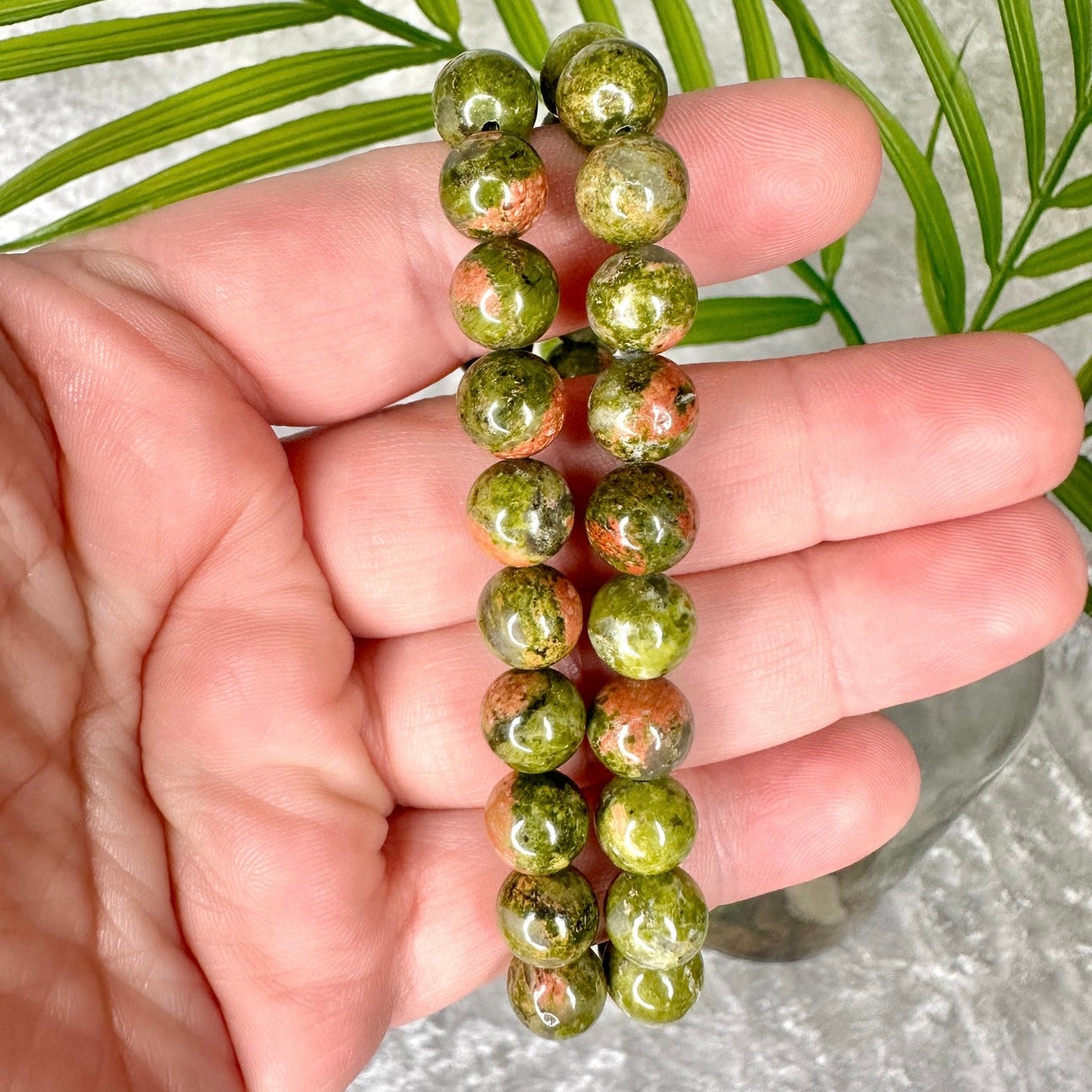 8mm Unakite Bracelets