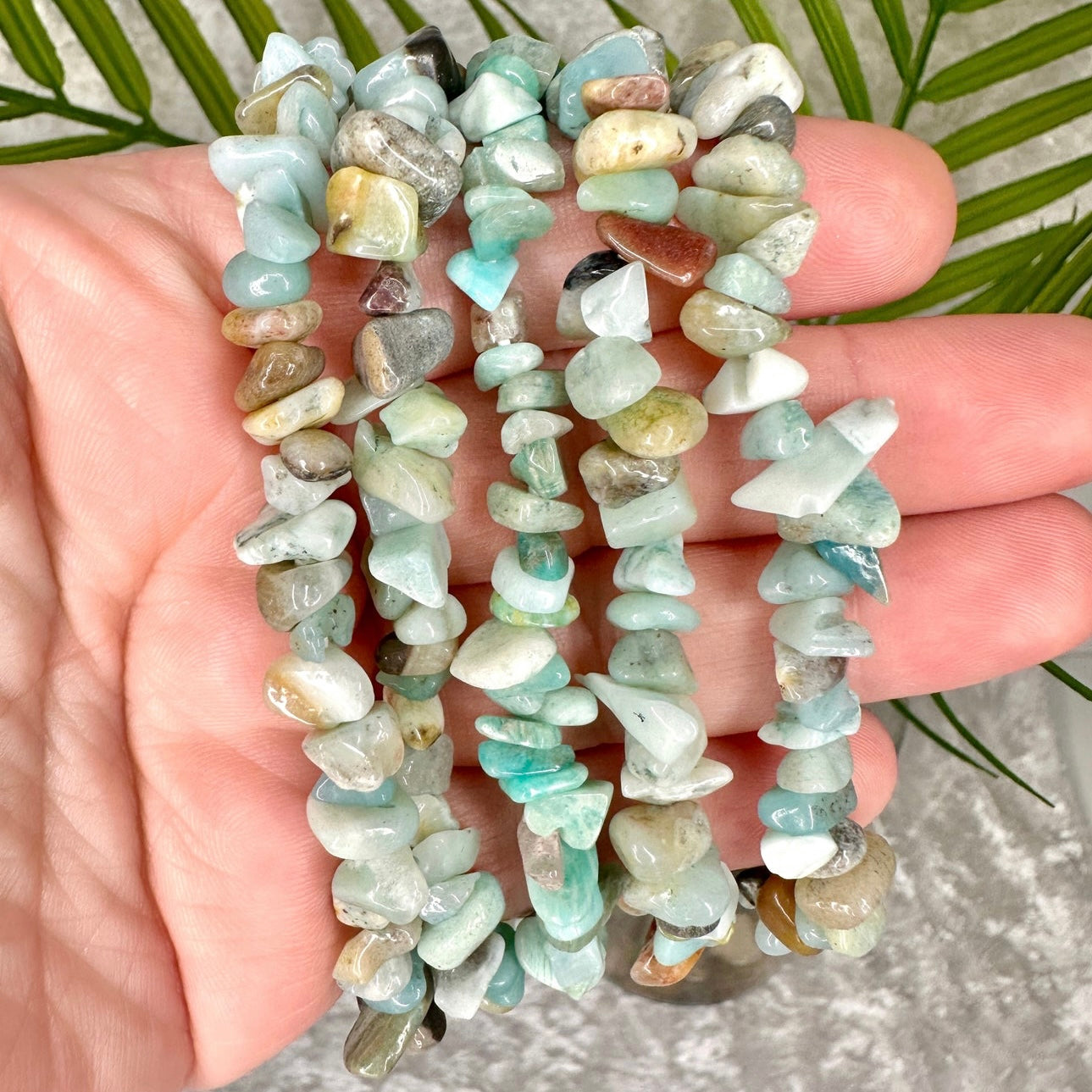 Carribean Calcite Chip Bracelets