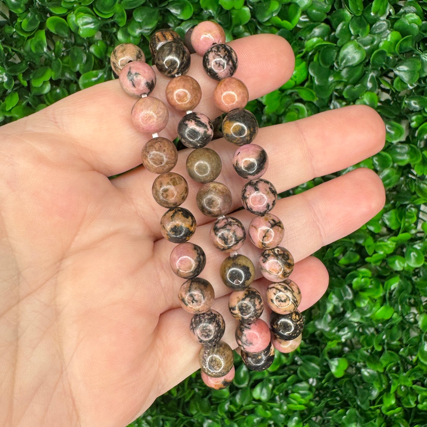 8mm Rhodonite Bracelet