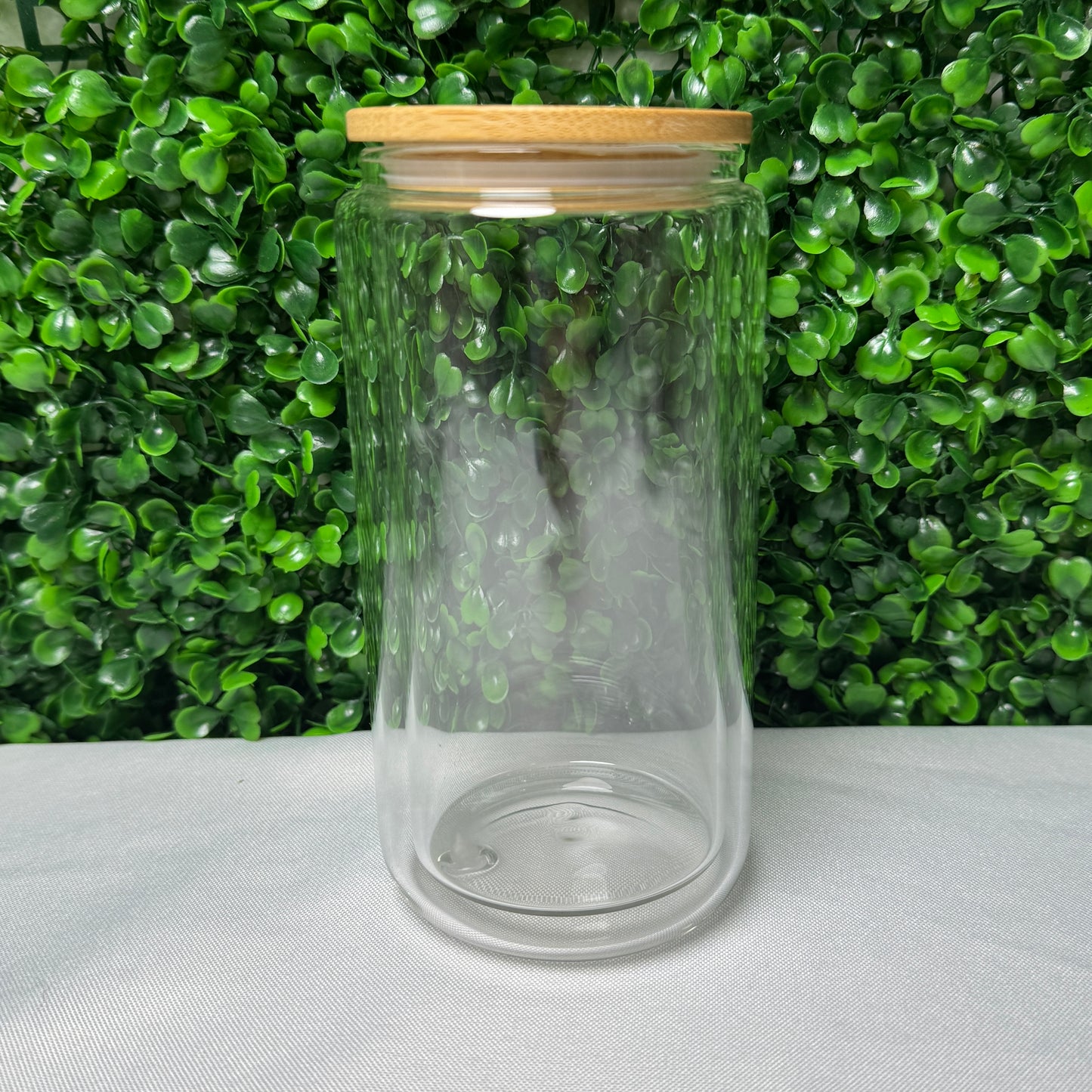 16oz Glass Snowglobe cup