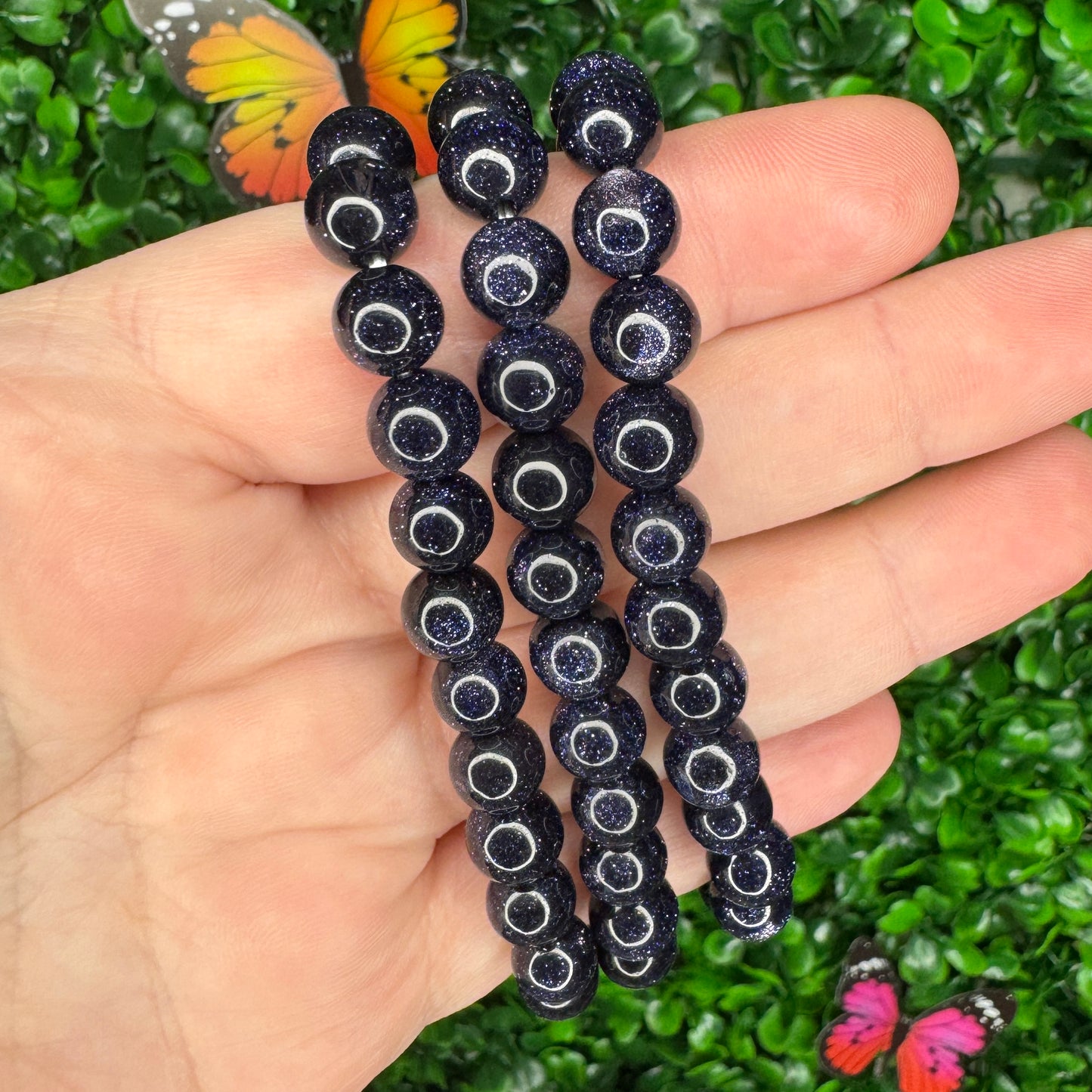 8mm Blue Sandstone Bracelet