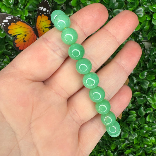 8mm Chrysoprase Bracelet