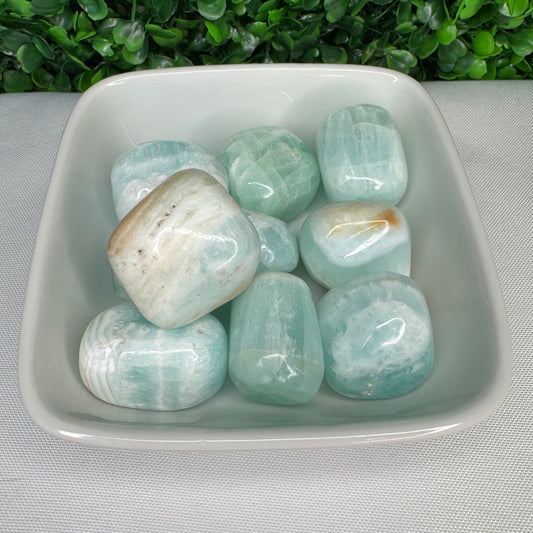 Carribean Calcite Tumbles