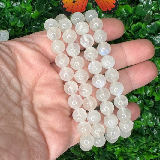 8mm White Moonstone Bracelet