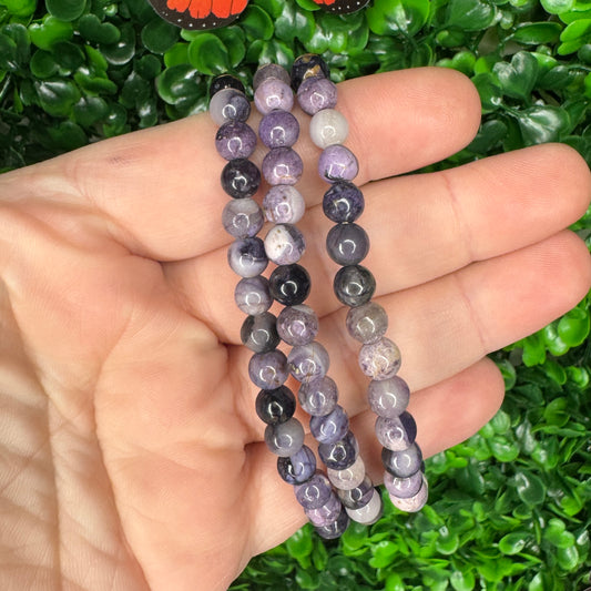 4mm Opalized Fluorite/Tiffany Jasper Bracelets