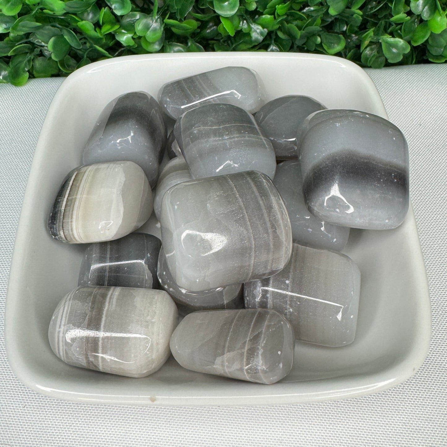 Black Banded Onyx Tumbles