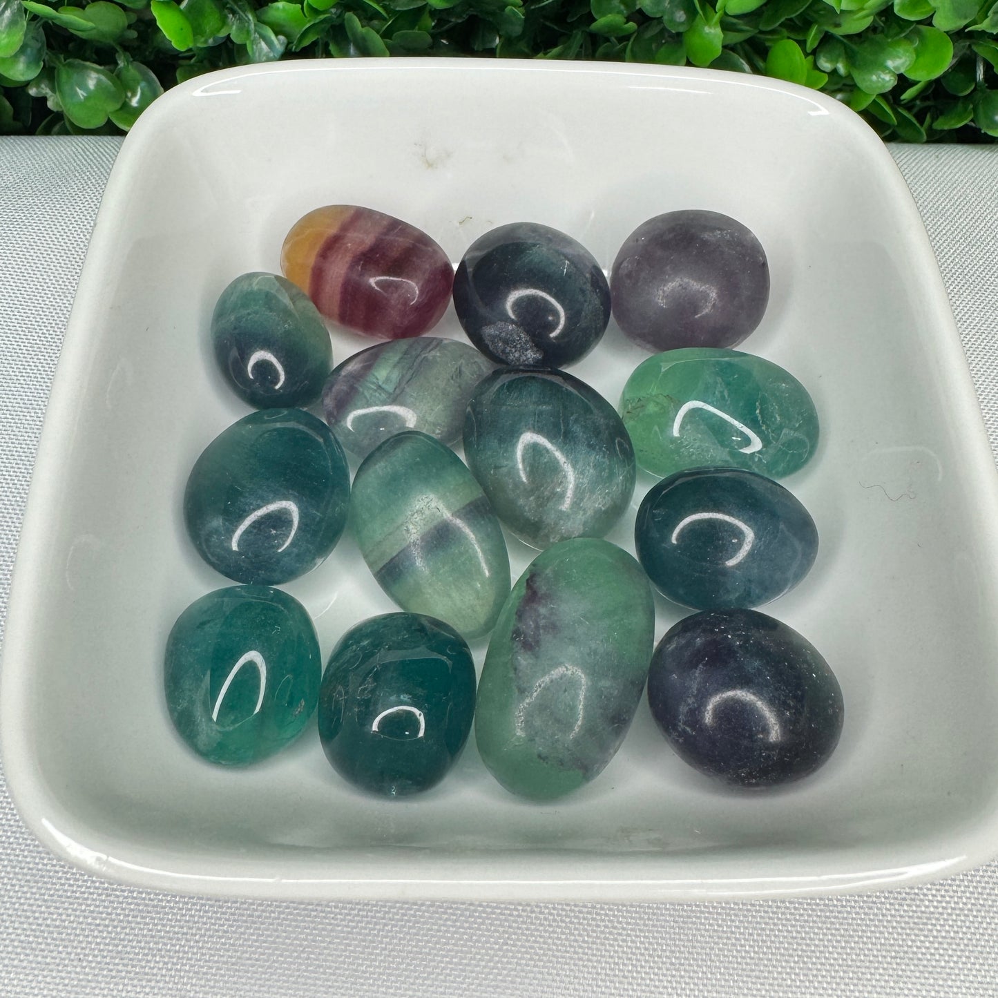 Small Fluorite Tumbles