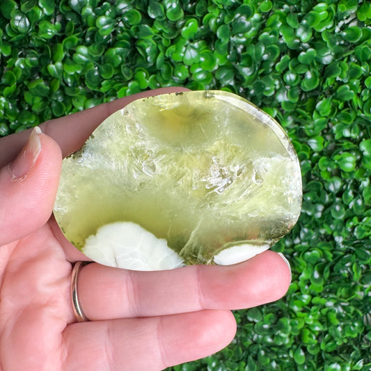 AAA Grade Premium Australian Prehnite with Natrolite
