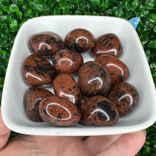 Mahogany Obsidian Tumbles