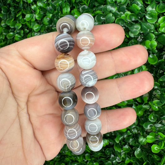 10mm Botswana Agate Bracelet