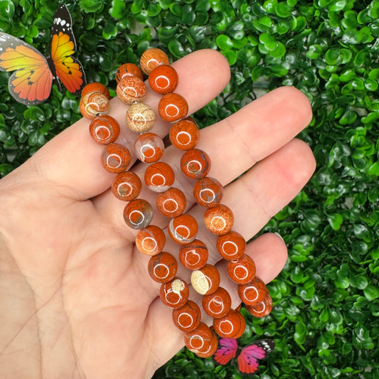 8mm Red Jasper Bracelet