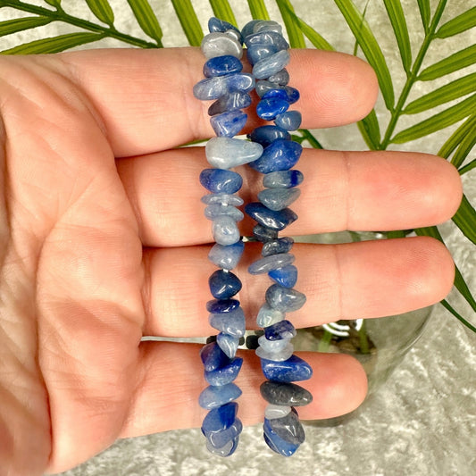 Blue Aventurine Chip Bracelet