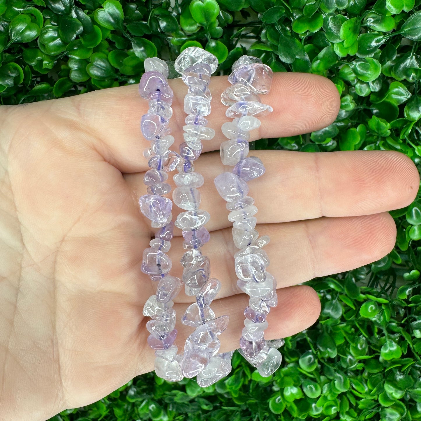 Amethyst Chip Bracelet