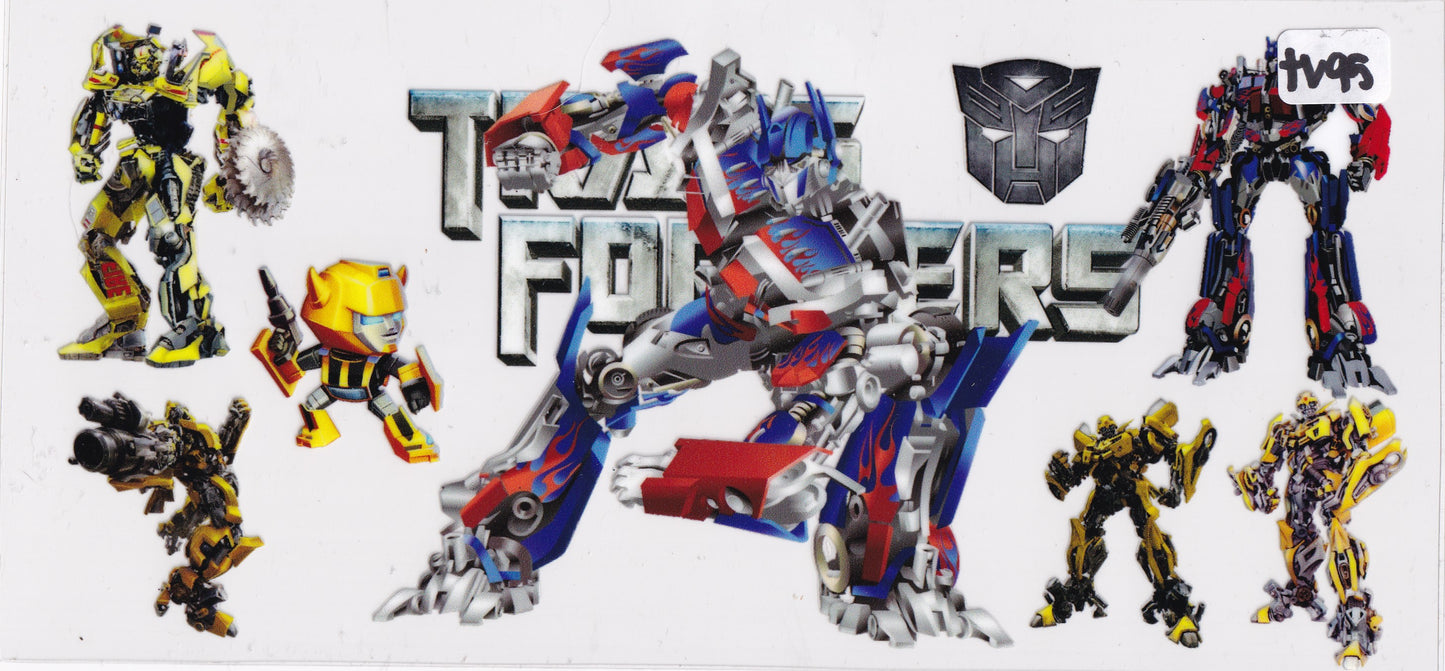 TV95 Robot Movie Characters UVDTF Wrap