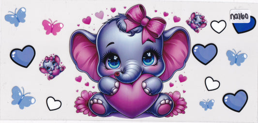 NA160 Elephant Hearts UVDTF Wrap