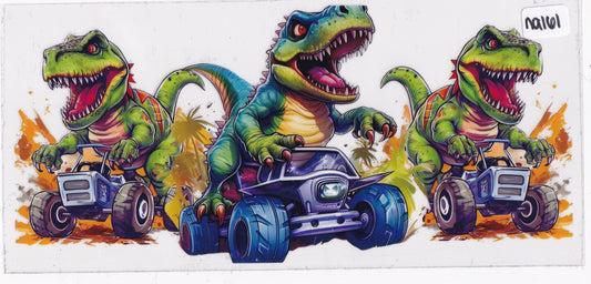 NA161 Dinosaur Trucks UVDTF Wrap