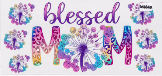 MA140 Blessed Mama Mom UVDTF Wrap