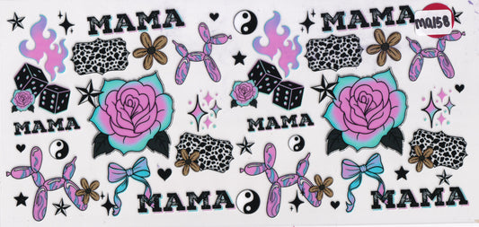 MA158 Mama Mom UVDTF Wrap