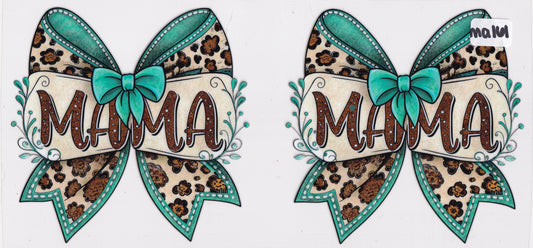MA161 Mama Mom Ribbons UVDTF Wrap