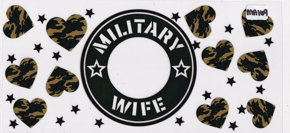 MA169 Military Wife UVDTF Wrap