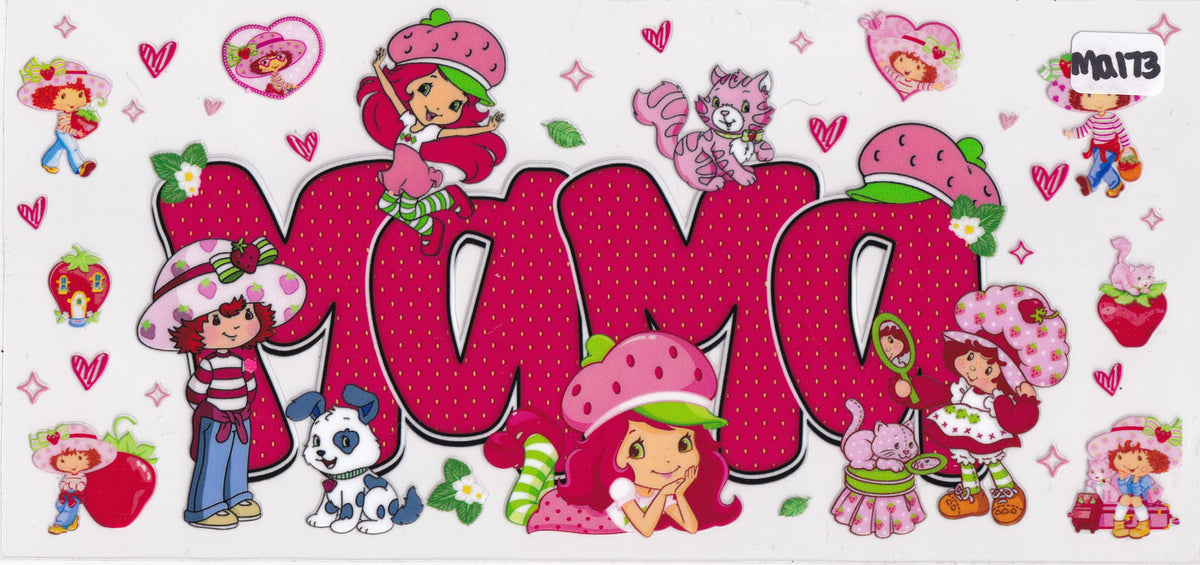 MA173 Mama Strawberry Character UVDTF Wrap