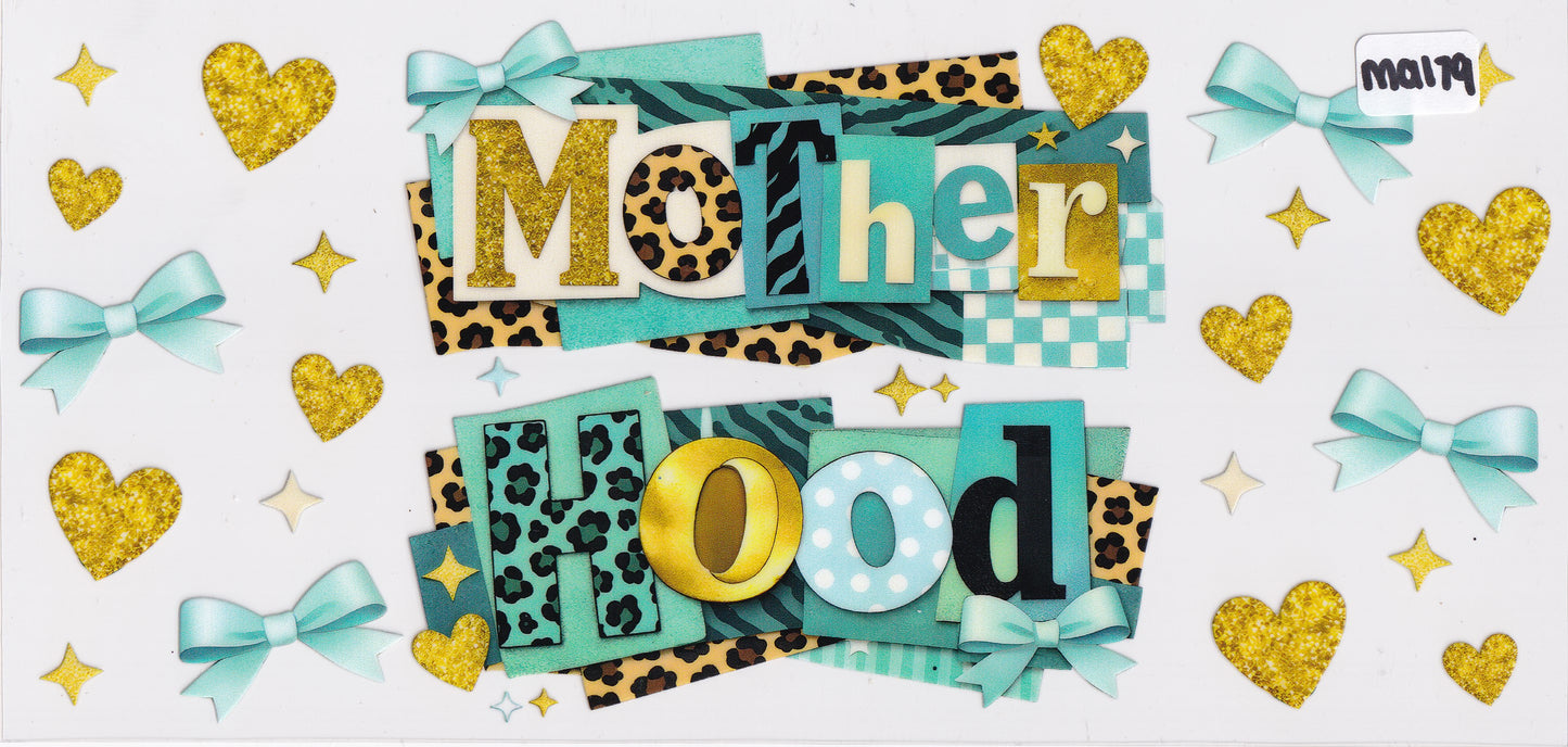 MA179 Motherhood Mom UVDTF Wrap
