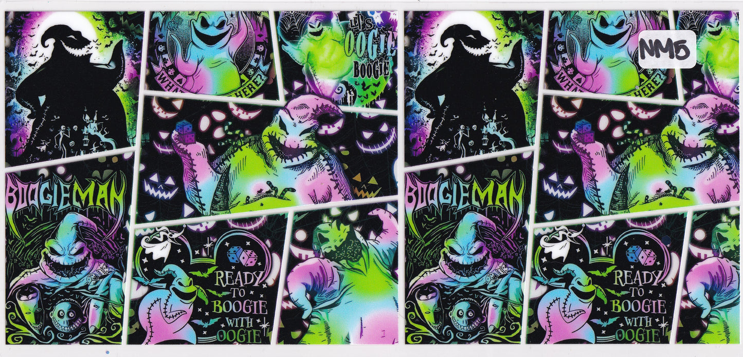 NM5 Halloween Nightmare Character UVDTF Wrap