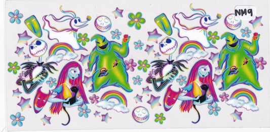 NM9 Nightmare Characters UVDTF Wrap