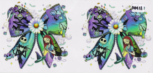 NM11 Halloween Nightmare Characters Ribbons UVDTF Wrap