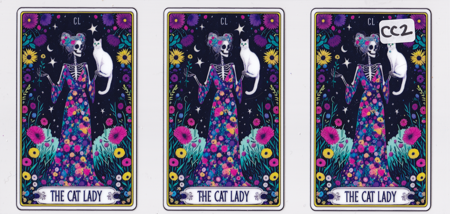 CC2 Cat Lady UVDTF Wrap