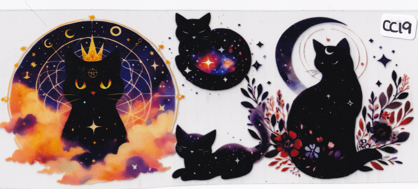 CC19 Cat Astrology UVDTF Wrap