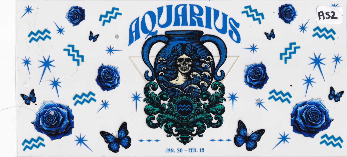 AS2 Horoscope UVDTF Wrap