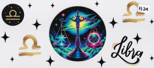 AS24 Libra Horoscope UVDTF Wrap