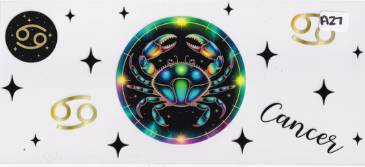 AS27 Cancer Horoscope UVDTF Wrap
