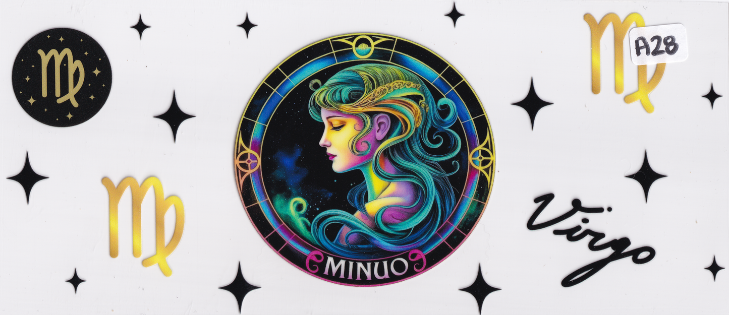 AS28 Virgo Horoscope UVDTF Wrap
