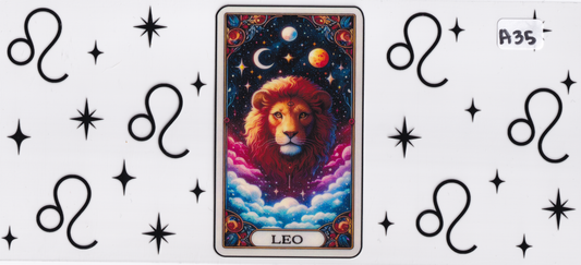 A35 Leo Horoscope UVDTF Wrap