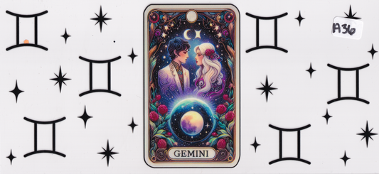 A36 Gemini Horoscope UVDTF Wrap