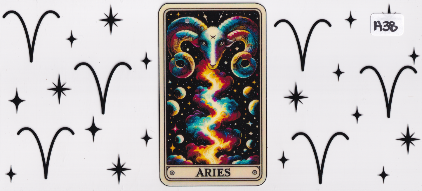 A38 Aries Horoscope UVDTF Wrap