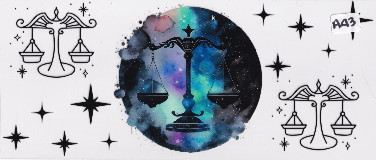 A43 Horoscope UVDTF Wrap