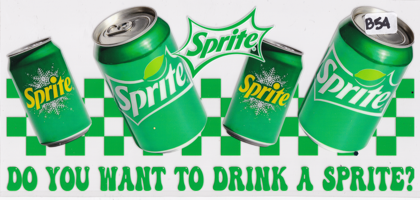 B54 Soda Drink UVDTF Wrap