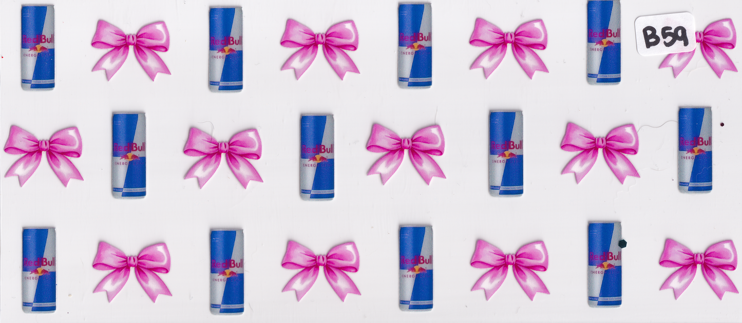 B59 Energy Drink UVDTF Wrap